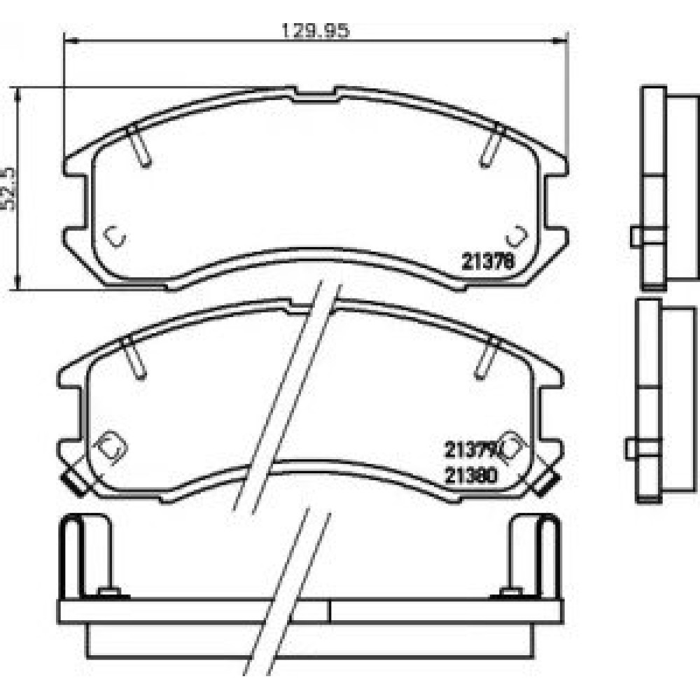 Тормозные колодки Pagid t0053