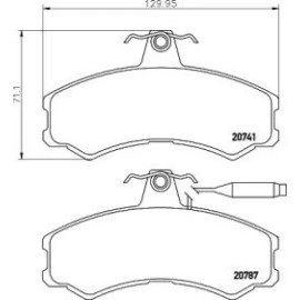 Тормозные колодки Pagid t0290