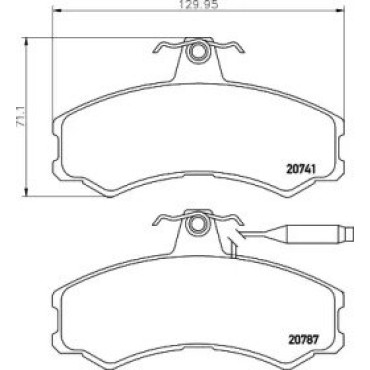 Тормозные колодки Pagid t0290