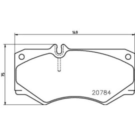 Гальмові колодки Pagid t0311