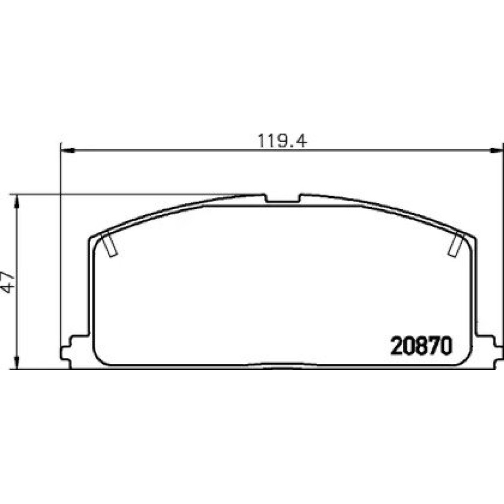 Тормозные колодки Pagid t0318
