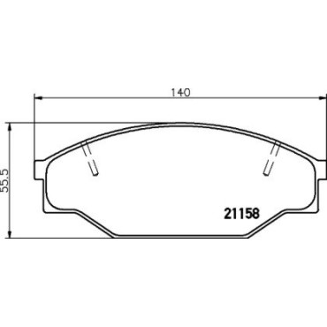 Гальмові колодки Pagid t0331