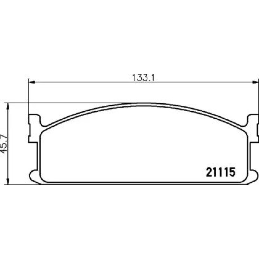 Тормозные колодки Pagid t0337