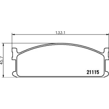 Тормозные колодки Pagid t0337