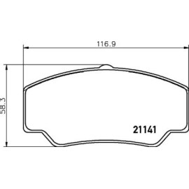 Тормозные колодки Pagid t0348
