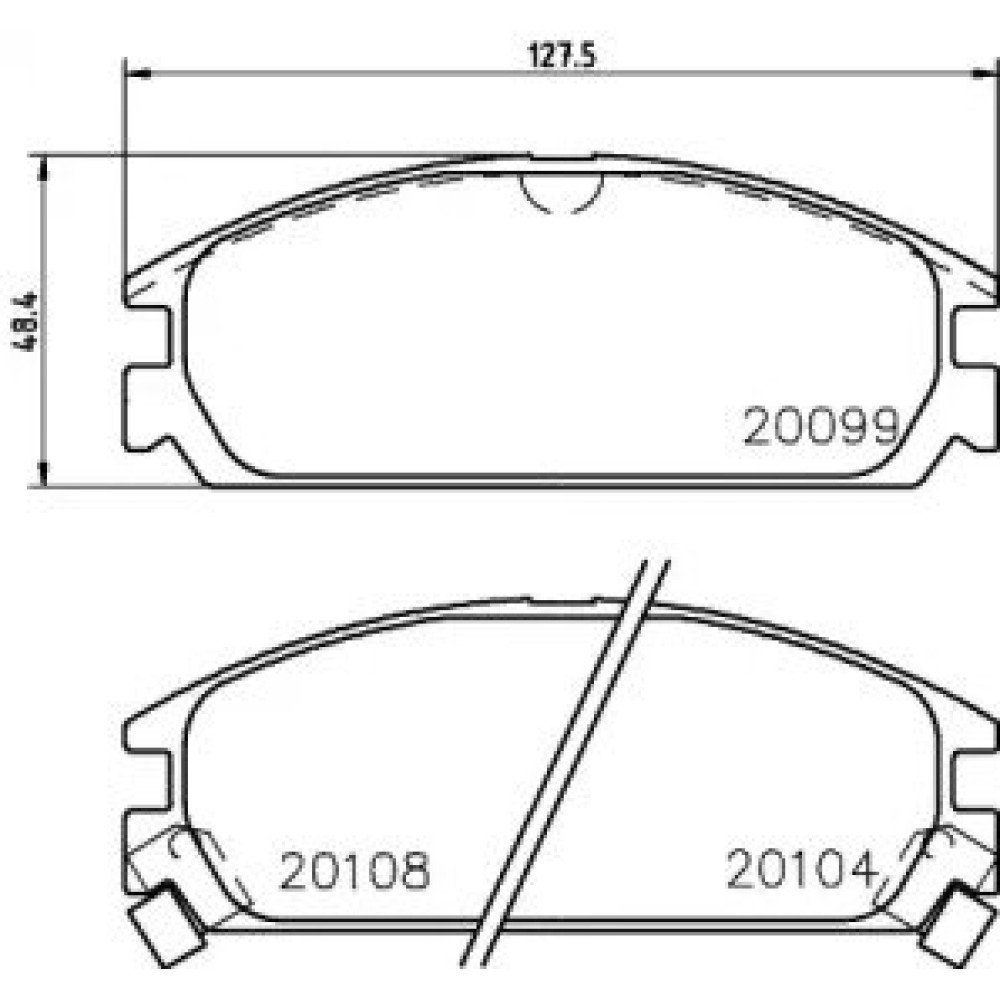 Гальмові колодки Pagid t0365