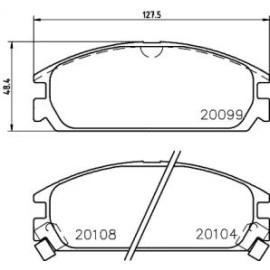 Гальмові колодки Pagid t0365