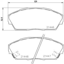 Гальмові колодки Pagid t0370