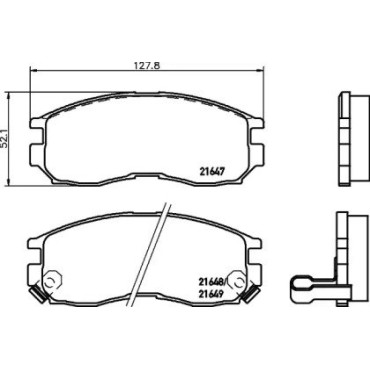 Гальмові колодки Pagid t0398