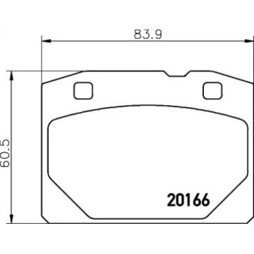 Тормозные колодки Pagid t0810