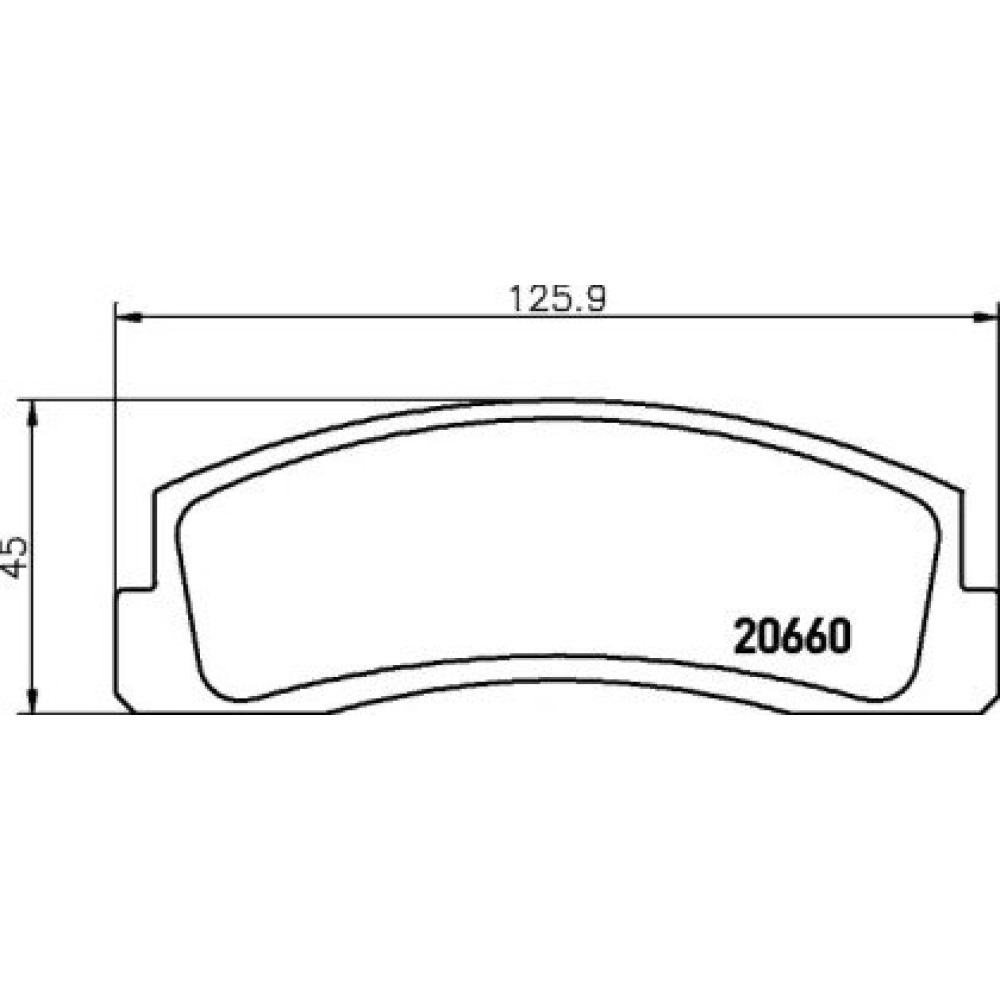 Тормозные колодки Pagid t0825