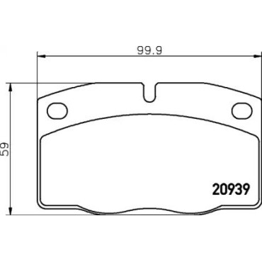 Тормозные колодки Pagid t0841