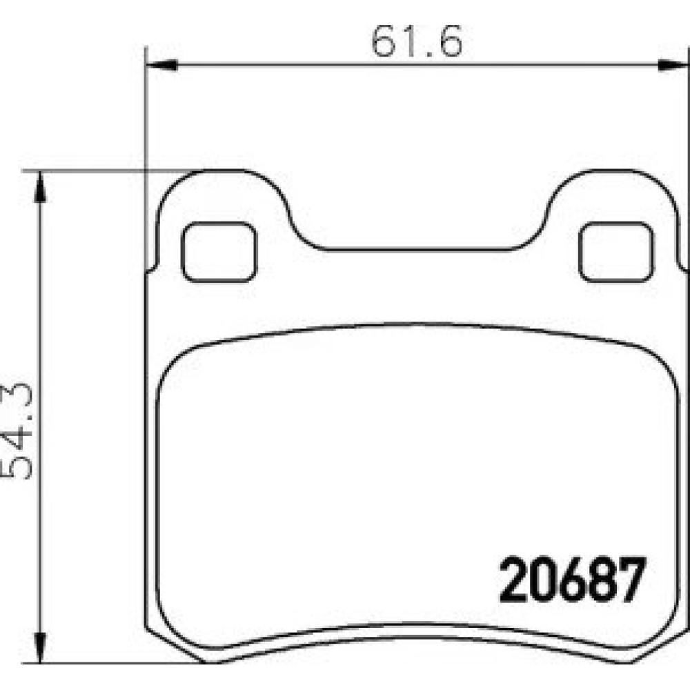 Гальмові колодки PAGID t1010