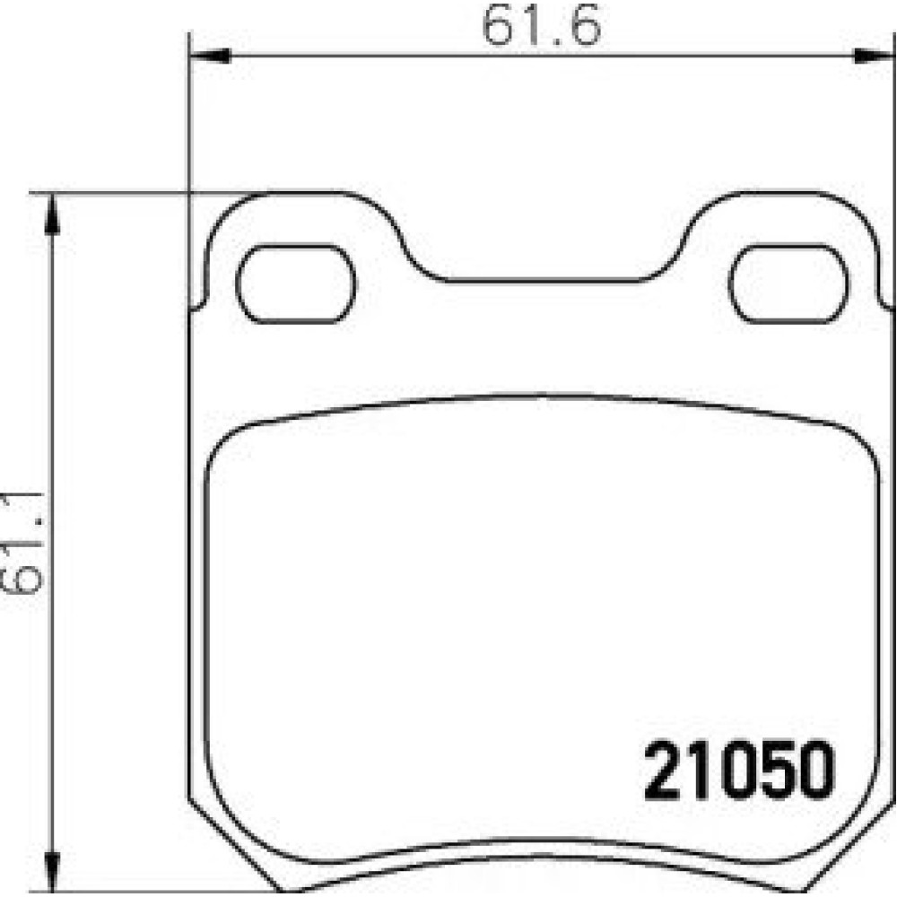Гальмові колодки Pagid t1016
