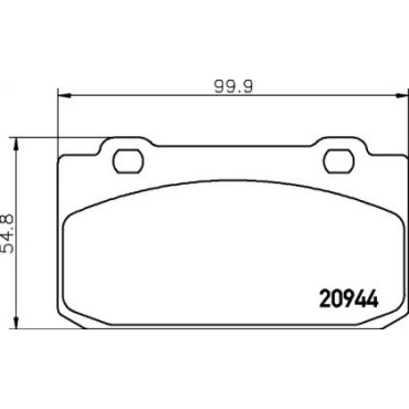 Ремкомпл. суппорта пер. Prius 11-(расширенный/57 мм)(Sumitomo) FRENKIT 257063