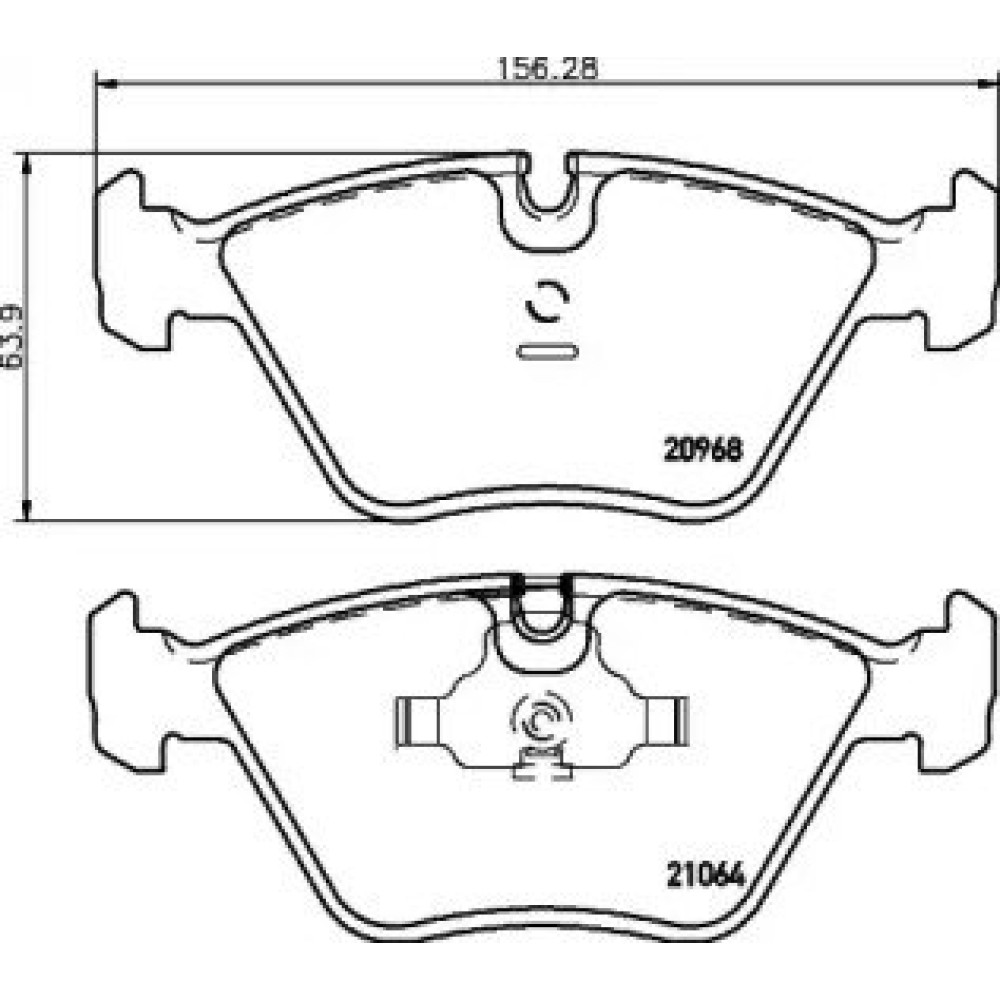 Гальмові колодки Pagid t1026