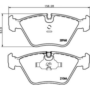 Гальмові колодки Pagid t1026