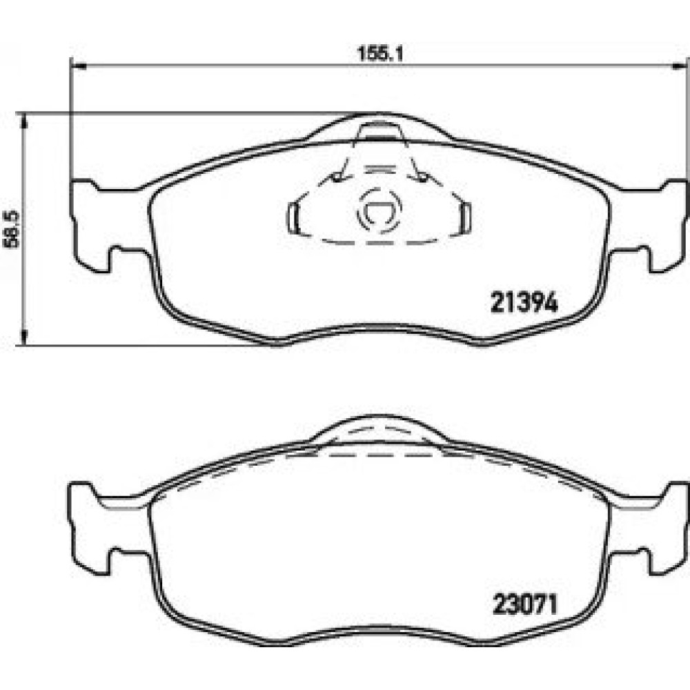 Гальмові колодки Pagid t1062