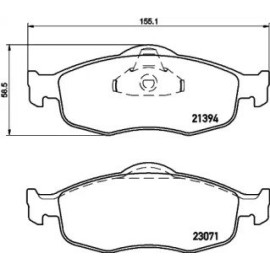 Гальмові колодки Pagid t1062