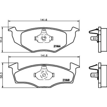 Гальмові колодки Pagid t1094