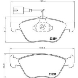 Гальмові колодки Pagid t1099