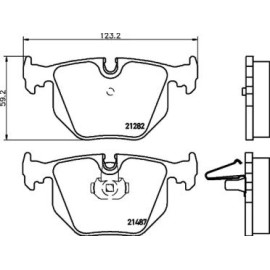 Гальмові колодки Pagid t1117