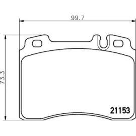 Гальмові колодки Pagid t1126