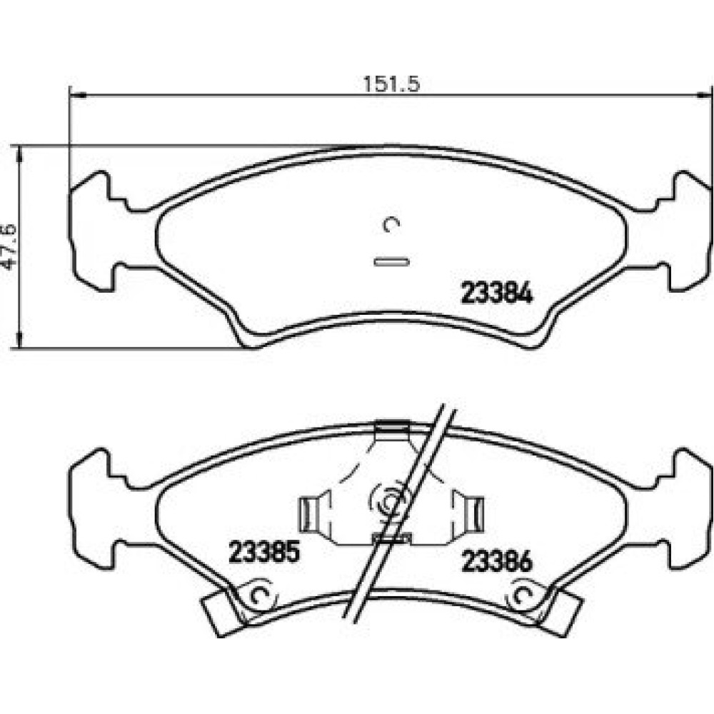 Гальмові колодки Pagid t1133