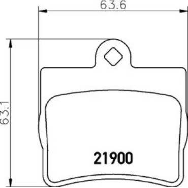 Гальмові колодки Pagid t1139