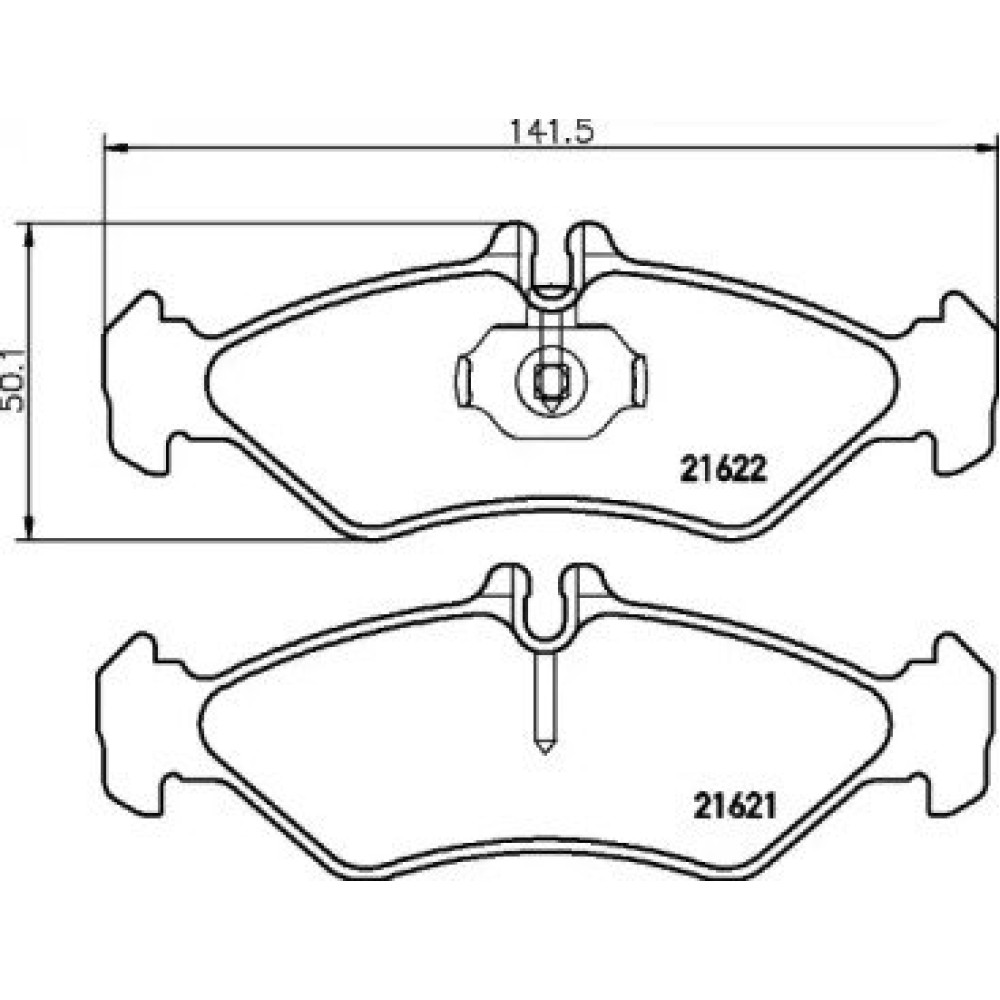 Гальмові колодки Pagid t1142