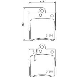 Тормозные колодки Pagid t1152