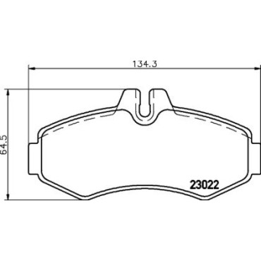 Тормозные колодки Pagid t1168