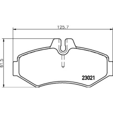 Тормозные колодки Pagid t1170