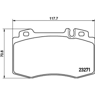 Гальмові колодки Pagid t1174