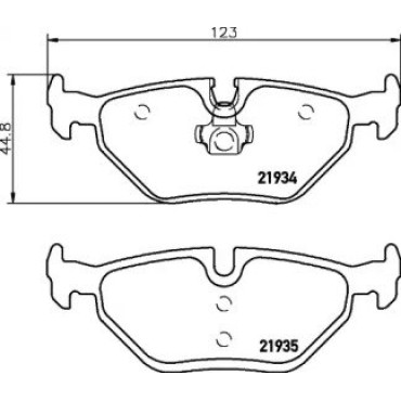 Гальмові колодки Pagid t1178