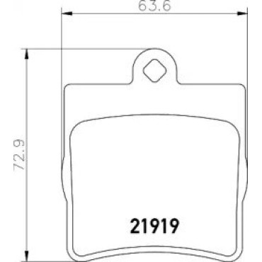 Гальмові колодки Pagid t1198