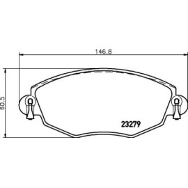 Гальмові колодки Pagid t1210