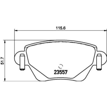 Тормозные колодки Pagid t1211