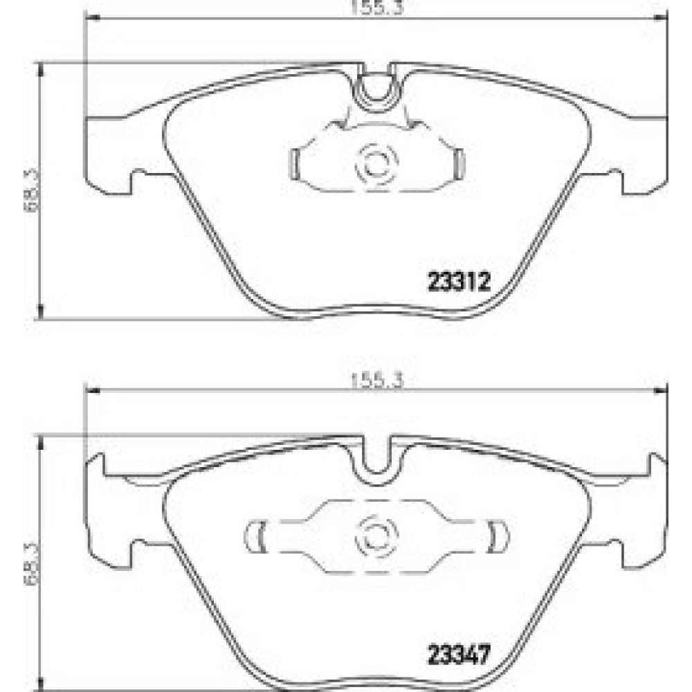 Гальмові колодки Pagid t1230