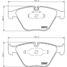 Гальмові колодки Pagid t1230