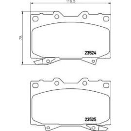 Тормозные колодки Pagid t1241
