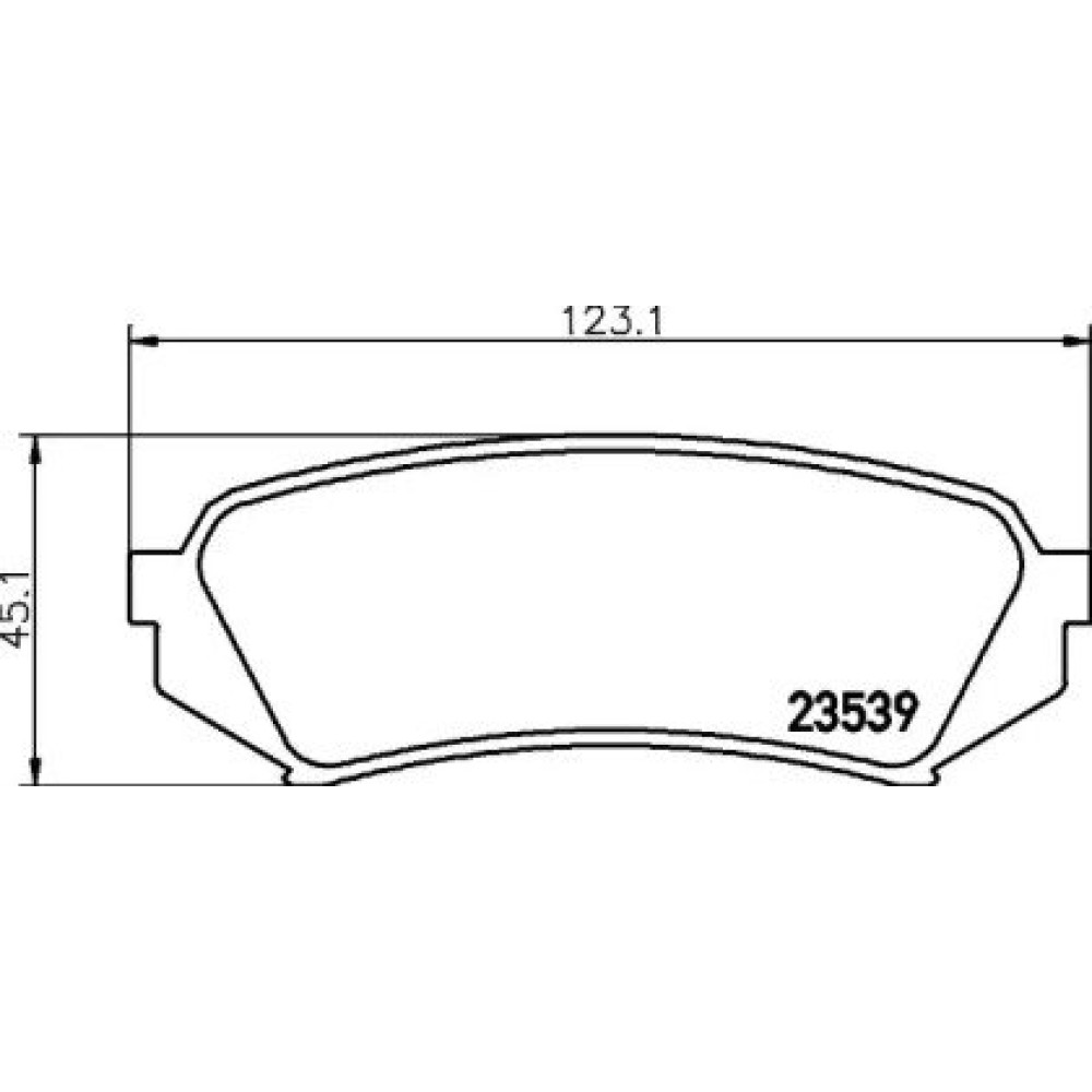 Тормозные колодки Pagid t1243