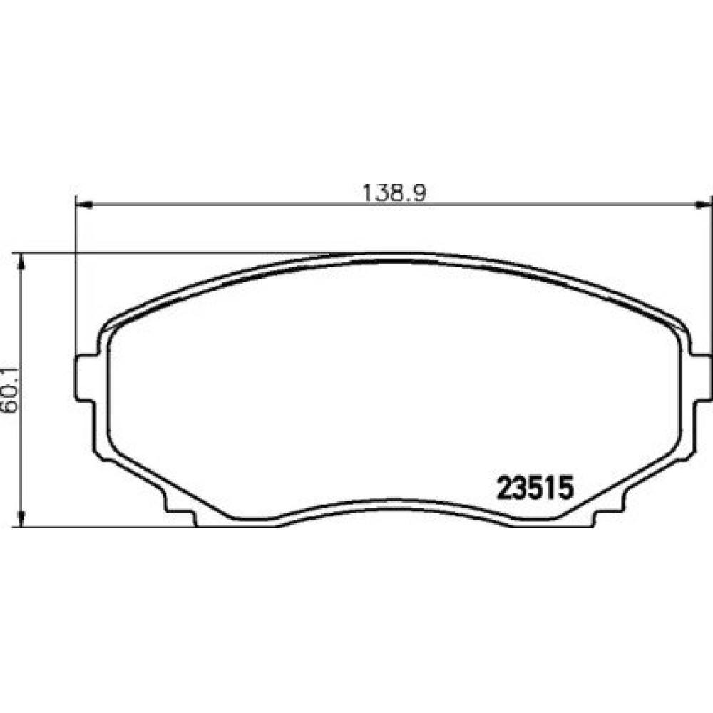 Гальмові колодки Pagid t1271