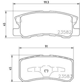 Гальмові колодки Pagid t1276