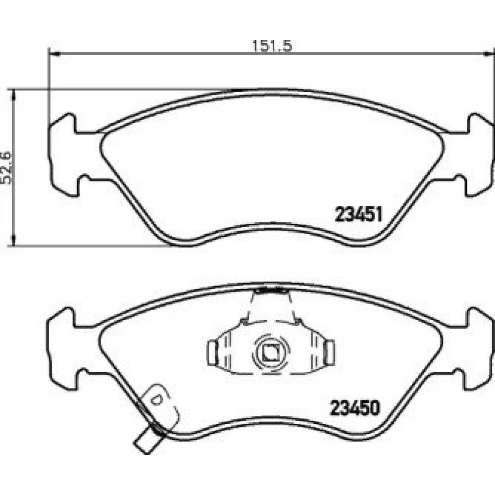 Тормозные колодки Pagid t1301
