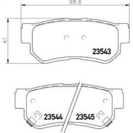 Гальмові колодки Pagid t1305