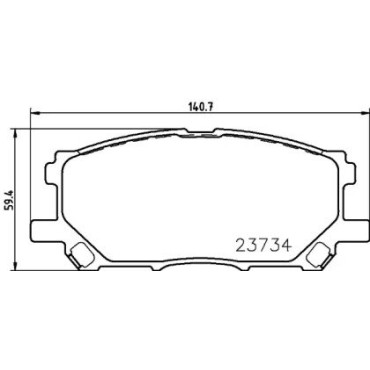 Тормозные колодки Pagid t1316
