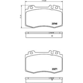 Гальмові колодки Pagid t1318