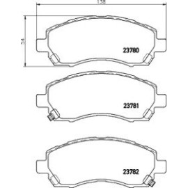 Гальмові колодки Pagid t1320