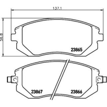 Гальмові колодки Pagid t1331